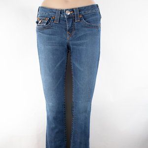True Religion Becky Bootcut Petite (27 X 29) Women's Denim Jeans Flap Pocket